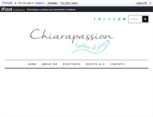 Tablet Screenshot of chiarapassion.com